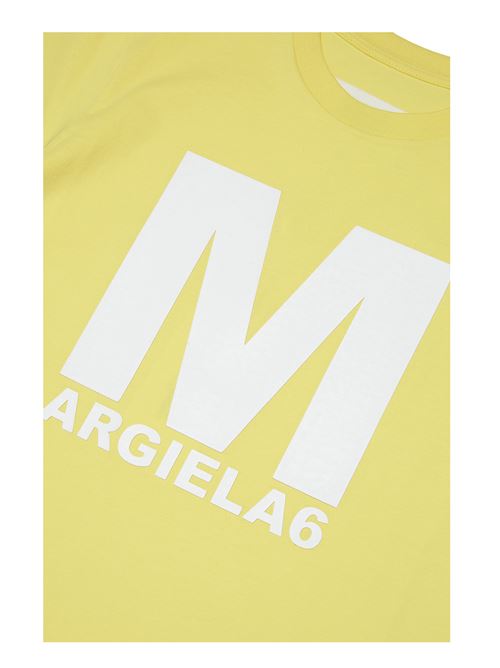 T-shirt, unisex, logata. MM6 MAISON MARGIELA | M60339 MM010M6203